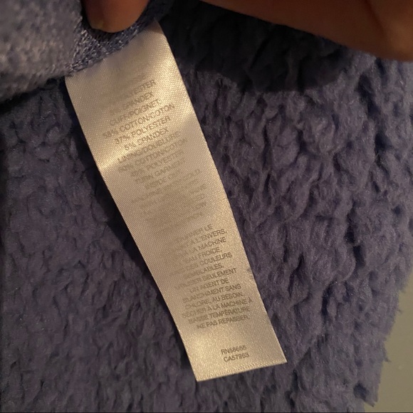 NWT Z by Zella Women’s Boxy Cropped Plush Fleece Pullover Hooded Size XL Cozy - Picture 8 of 9